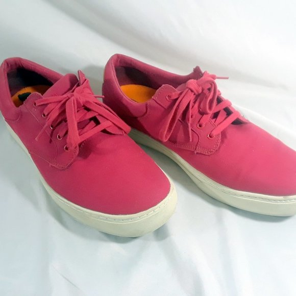Timberland Other - Timberland Earthkeepers EK 2.0 Cupsole Red Canvas Deck Sneaker 13M